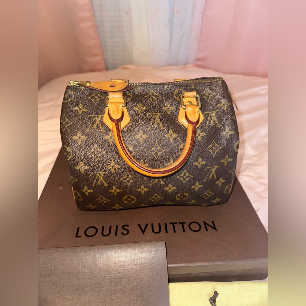 Louis Vuitton Speedy Monogram Handbag 25 Full Inclusion - Picture 3 of 15